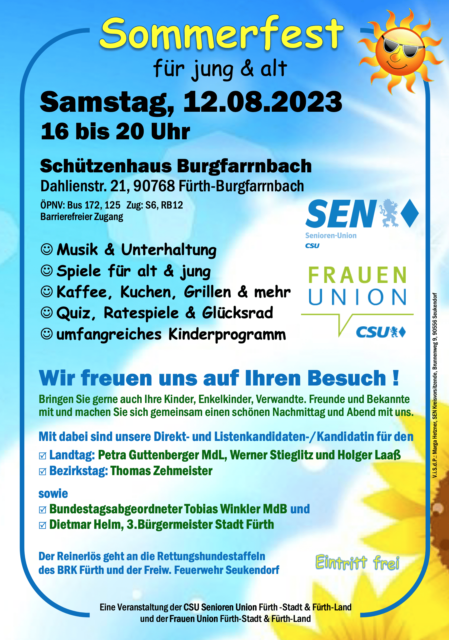 Sommerfest - 12.08.2023 - Schützenhaus Burgfarrnbach