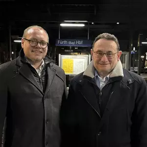 max ammon und parl. staatsekretär ulrich lange