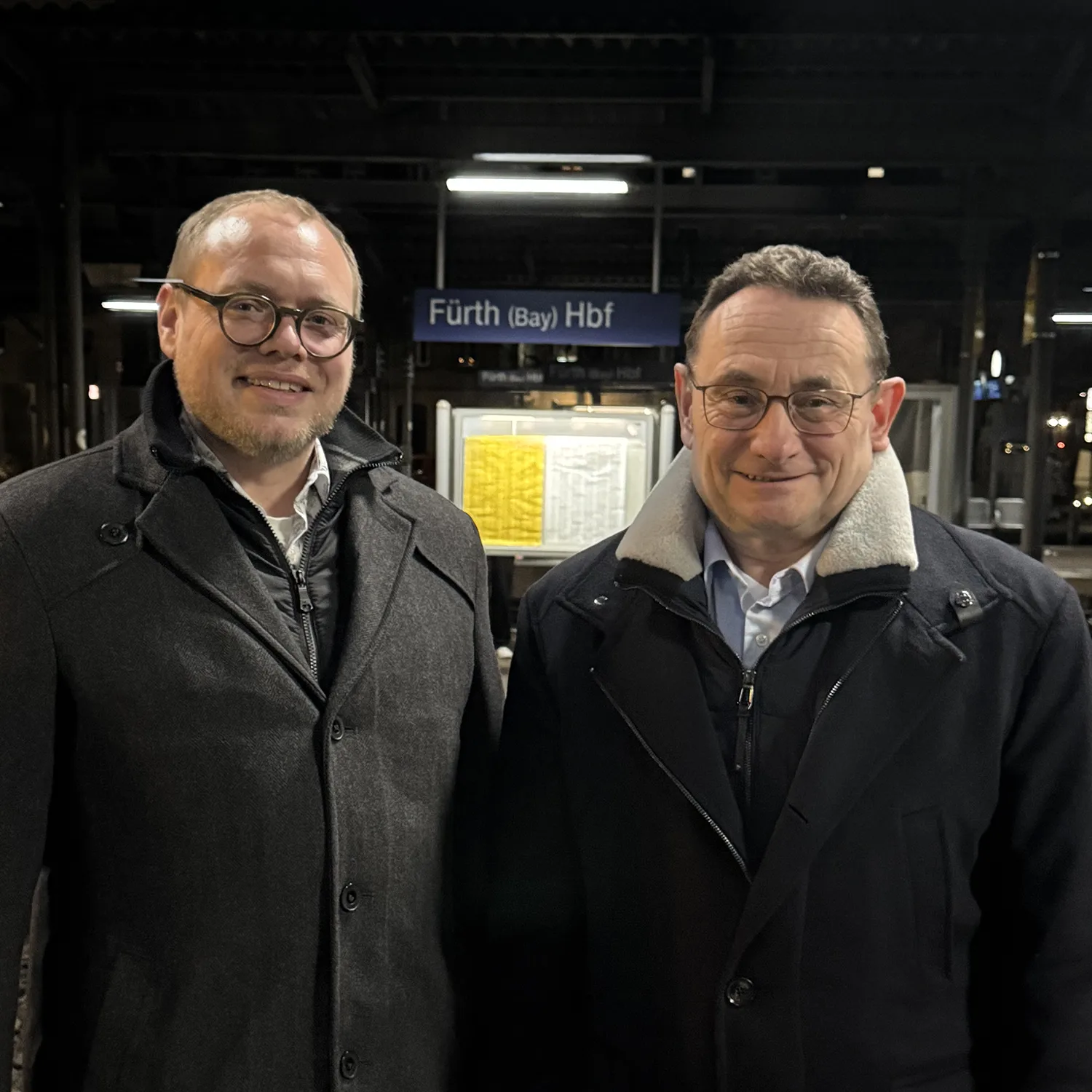 max ammon und parl. staatsekretär ulrich lange