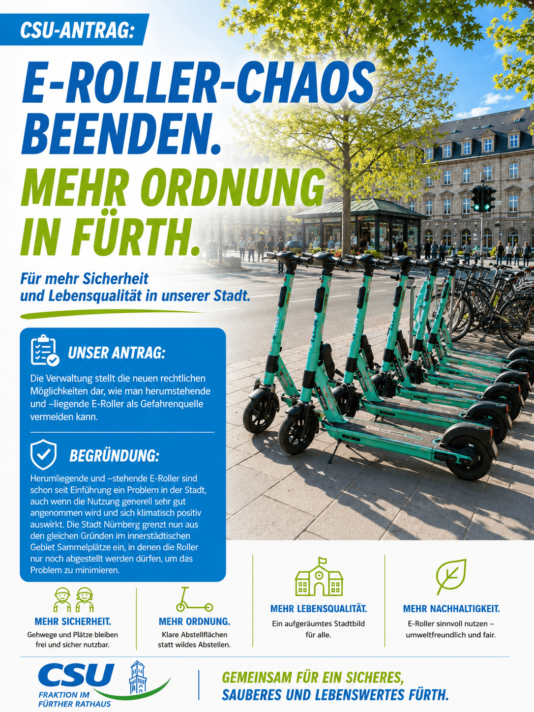 E Scooter Chaos beenden