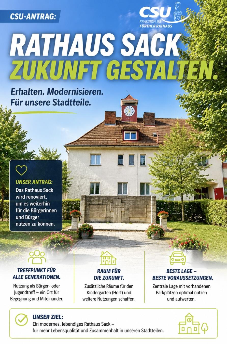 Erhalten und Modernisieren für unseren Stadtteil Sack